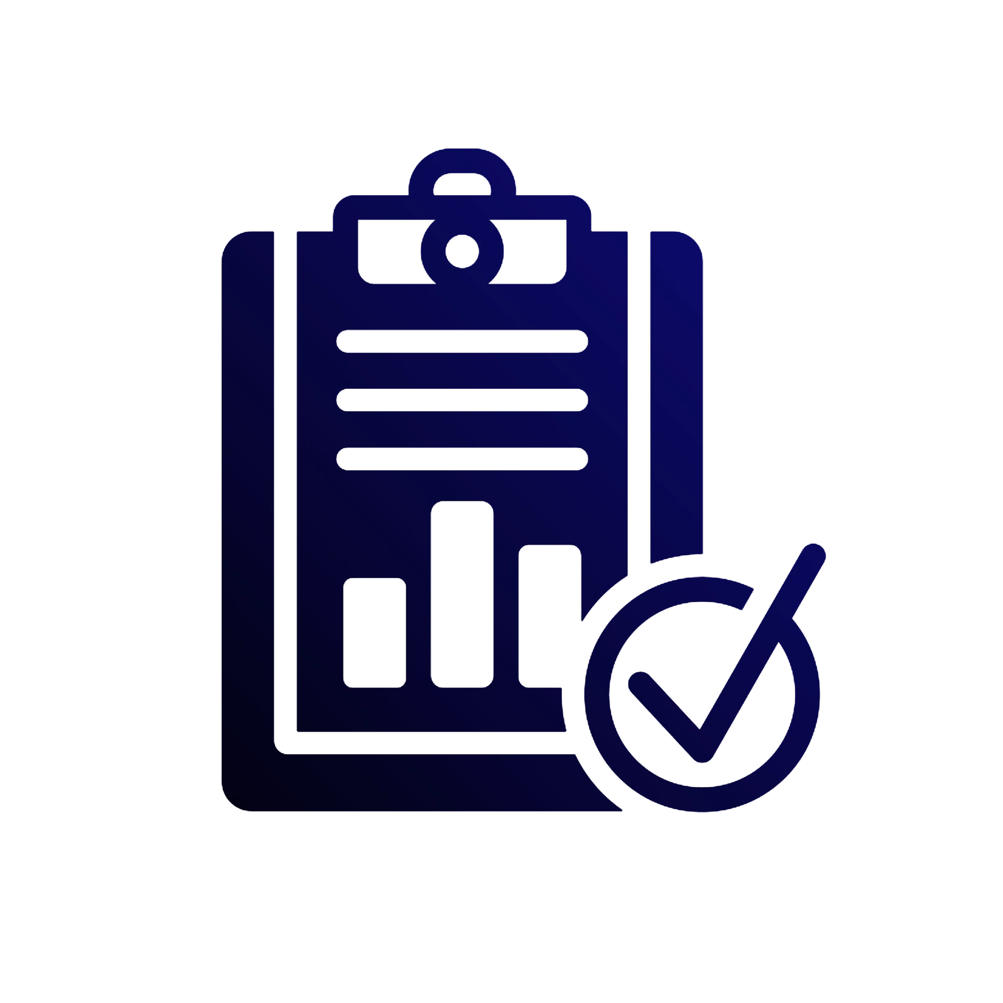 Results-focused philosophy icon — delivering measurable digital marketing and web development success